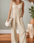 Megan Sleeveless Wide Leg Jumpsuit