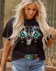 Reya aztec Graphic T Shirt