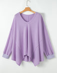 Rivka Exposed Seam Flowy PLUS Top