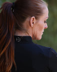 Long Sleeve Lace Competition Shirt With Moisture Wicking Fabric For Superior Comfort