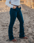 BARREL POCKET BOOTCUT DENIM JEANS (LENGTHS)