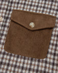 Ava Flap Patchwork Plaid Shacket