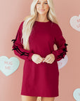 Priscilla Drop Shoulder Sweatshirt Dress