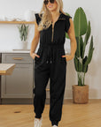 Azariah Drawstring Elastic Waistband Jumpsuit