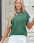 Birdie Textured Short Sleeve Sweater