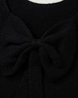 Faye Backless Bubble Sleeve Sweater