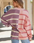 Araya Stripe Oversized Sweater