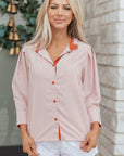 Maren Frilled Collar Down Shirt