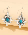 Kahlani Flower Shape Hook Earrings