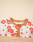 Azari Plaid Patchwork Casual Top