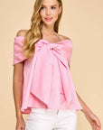 Off The Shoulder Bow Top