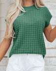 Birdie Textured Short Sleeve Sweater