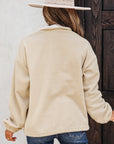 Nicole Colorblock Patchwork Zipped Pullover