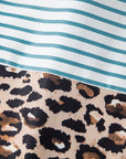 Savannah Contrast Patchwork Long Shirt