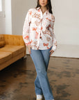 Western Rodeo Cowgirl Buttoned Long Sleeve Shirt