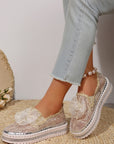 Ayah Breathable Lace Loafer Shoes