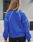 Clover Exposed Seam Chic Sweatshirt
