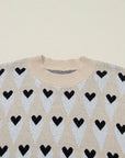 Aspyn Ribbed Trim Loose Sweater