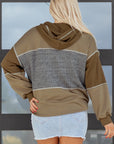 Myrabella Exposed Seam Half Pullover