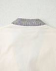 Micah Sleeve Contrast Patchwork Blouse