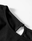 Lara Splicing Half Sleeve Top