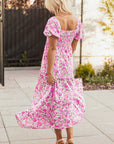 Raina Sleeve Flowy Long Dress