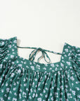 Adelynn Square Ruffled Trim PLUS Blouse