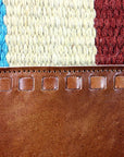 Purple Turqoise Professional Choice Casa Zia Navajo Wool Horse Saddle Blanket