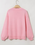 Ava Graphic Drop Shoulder Sweater