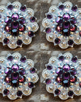 Amethyst Ab Crystal Berry Headstall Saddle Tack Hilason