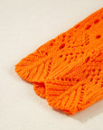 Emerson Crochet Scallop Edge Sweater