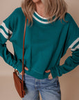 Jadeita Patchwork Drop Shoulder Sweatshirt