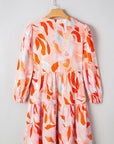 Sierra Print Long Sleeve Dress