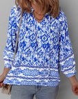 Anne 4 Sleeve Tied Blouse