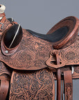 17 In Western Horse Saddle American Leather Wade Ranch Roping Dark Brown Hilason