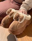 Brynlee Bow Decor Clog Slippers