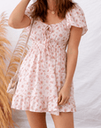 Amari Ruffled Floral Mini Dress