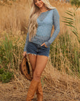 Floral Mesh Long Sleeve Top