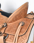 Western Horse Wade Saddle American Leather Ranch Roping Tan