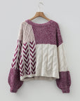 Elliott Back Loose Fit Sweater
