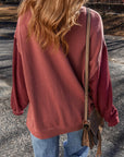 Ella Patchwork Drop Shoulder Pullover