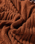 Mya Knit Drawstring Hooded Top
