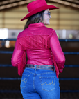 Sparkle Fringe Western Rodeo Performance Shirt With Flexible Comfort And Shine Quality