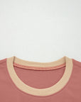 Star Patchwork Reverse Seam Drop Shoulder Sweatshirt