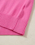 Noelle Ruffle Short Sleeve Sweater
