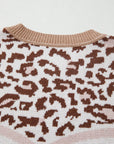 Eliana Block Knit Baggy Sweater