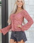 Paloma Detail Floral Lace Blouse
