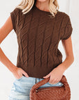 Lyrajira Texture Short Sleeve Sweater