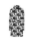 Baha Ranch Black White Cowboy Bath Robe