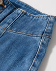 Jaylani Raw Hem Flare Jeans